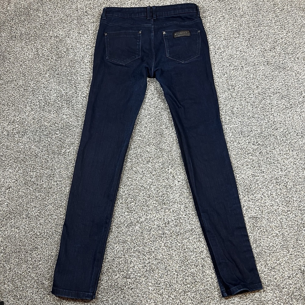 Burberry‎ Jeans Womens 31 Blue Thurlestone Skinny Dark Wash Stretch Denim - Picture 2 of 12